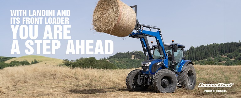With Landini and its front loader you are a step ahead