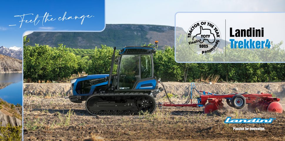 The Landini Trekker4 MY25 is finalist for Tractor of the Year 2025