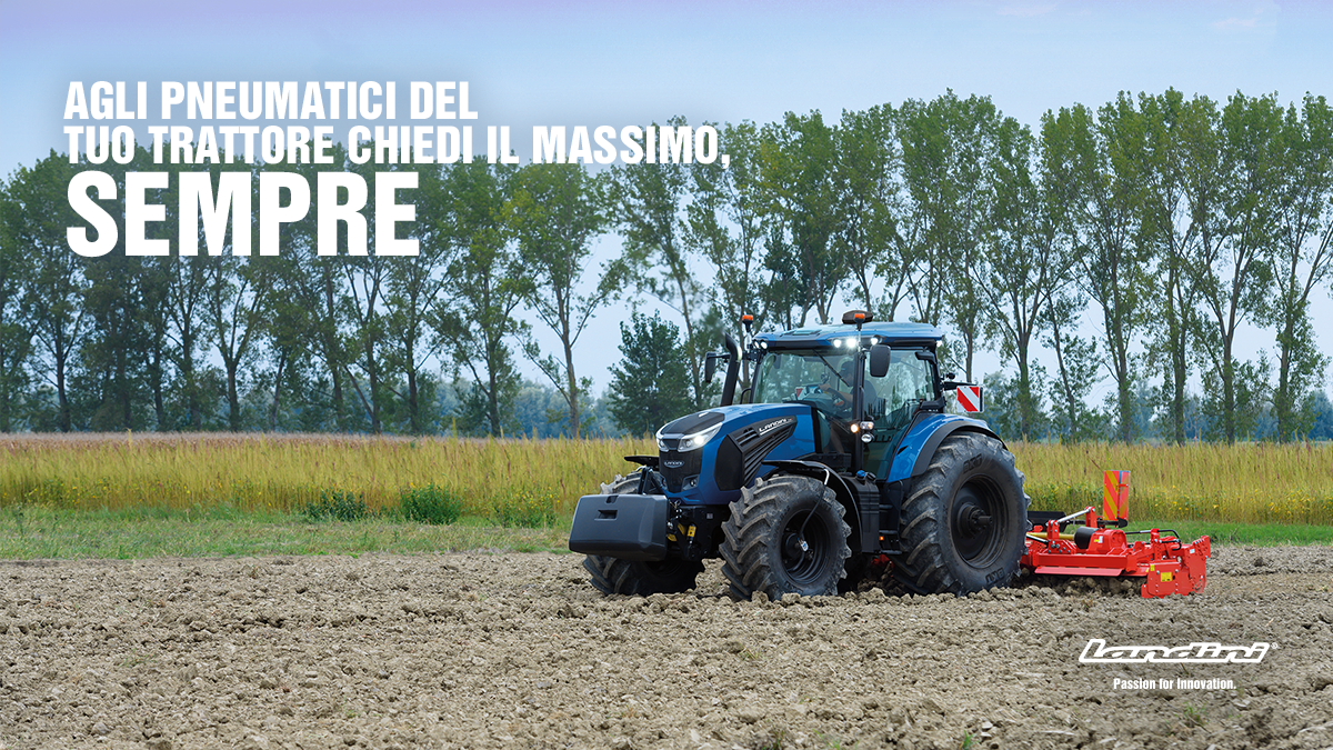 Agli pneumatici del tuo trattore chiedi il massimo, sempre.
