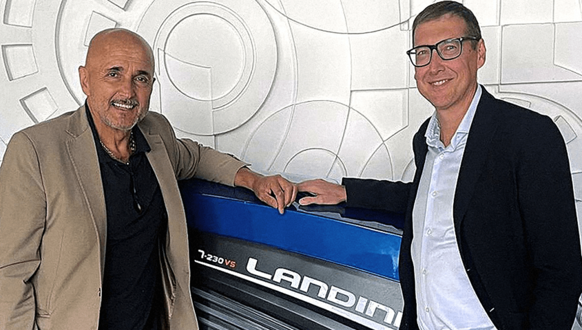 Landini e il CT Luciano Spalletti insieme per il Made In Italy